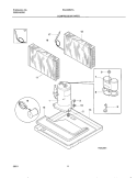 Part Location Diagram of 5304413932 Frigidaire BASE/COMPRESSOR-STUD ASSEMBLY