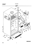 CABINET Diagram and Parts List for FRT17G5CSB0  Frigidaire Refrigerator