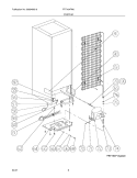 SYSTEM Diagram and Parts List for FRT104FW0  Frigidaire Refrigerator