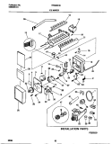 ICE MAKER Diagram and Parts List for FRS28XHAD3  Frigidaire Refrigerator