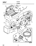 ICE MAKER Diagram and Parts List for FRS20WRHW4  Frigidaire Refrigerator