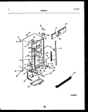 CABINET PARTS Diagram and Parts List for FPCIS22VPW1  Frigidaire Refrigerator