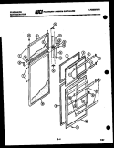 DOOR PARTS Diagram and Parts List for FP18TML3  Frigidaire Refrigerator