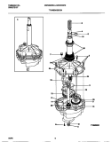 TRANSMISSION Diagram and Parts List for GWX233RBS1  Gibson Washer