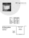COVER Diagram and Parts List for FEB30S5DBD  Frigidaire Wall Oven