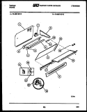 SPLASHER CONTROL Diagram and Parts List for 76-4967-00-12  Tappan Microwave Oven Combo