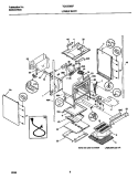 LOWER BODY Diagram and Parts List for TGO356BHD2  Tappan Range