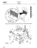 SYSTEM Diagram and Parts List for CFU14F3HW1  Frigidaire Freezer