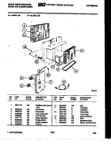 ELECTRICAL PARTS Diagram and Parts List for AL097L1A1  Frigidaire Air Conditioner
