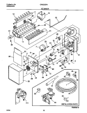 ICE MAKER Diagram and Parts List for GRS20ZRHW1  Gibson Refrigerator
