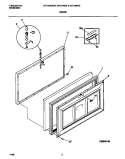 DOOR Diagram and Parts List for GFC05M3EW1  Gibson Freezer