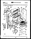 BODY PARTS Diagram and Parts List for 11-6653-00-04  Tappan Wall Oven