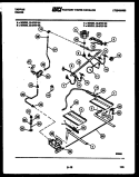 BURNER, MANIFOLD AND GAS CONTROL Diagram and Parts List for 30-2757-66-06  Tappan Range