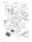LOWER OVEN Diagram and Parts List for GLEB30M9FBC  Frigidaire Microwave Oven Combo