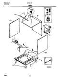 FRAME Diagram and Parts List for MDP531GFR0  Frigidaire Dishwasher