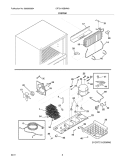 SYSTEM Diagram and Parts List for CRT21HSBMW0  Crosley Refrigerator
