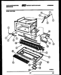 FILTER AND VENTILATION FAN ASSEMBLY Diagram and Parts List for KM777NXM  Frigidaire Microwave