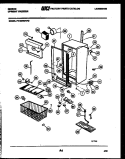CABINET PARTS Diagram and Parts List for FV16F5WVFD  Gibson Freezer