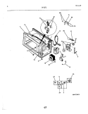 TRANSFORMER Diagram and Parts List for 56-2272-10/01  Frigidaire Microwave