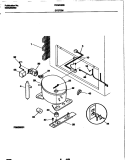 SYSTEM Diagram and Parts List for F81M185BW1  Frigidaire Freezer