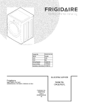 COVER Diagram and Parts List for CAQE7021LW0  Frigidaire Dryer