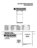 COVER Diagram and Parts List for FRT21TNGW0  Frigidaire Refrigerator