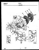 UNIT PARTS Diagram and Parts List for MDH25TF2  Frigidaire Dehumidifier