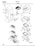 Part Location Diagram of 218636602 Frigidaire SHELF-