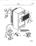 COOLING SYSTEM Diagram and Parts List for FPD19TPL0  Frigidaire Refrigerator