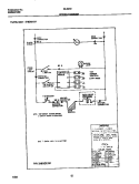 WIRING DIAGRAM Diagram and Parts List for 30-2272-23-02  Tappan Range