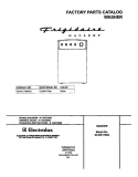 COVER Diagram and Parts List for GLWS1749AS0  Frigidaire Washer