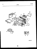 WRAPPER AND BODY PARTS Diagram and Parts List for 56-5462-10-01  Tappan Microwave