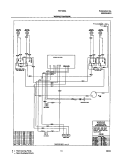 WIRING DIAGRAM Diagram and Parts List for FEF326AQF  Frigidaire Range