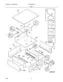 BODY Diagram and Parts List for PLEW30S3DCA  Frigidaire Warming Drawer