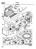 ICE MAKER Diagram and Parts List for FRT22IRSHB0  Frigidaire Refrigerator