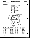 WINDOW MOUNTING PARTS Diagram and Parts List for AR24NS8F7  Frigidaire Air Conditioner
