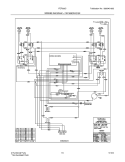 WIRING DIAGRAM Diagram and Parts List for FEF366CQD  Frigidaire Range