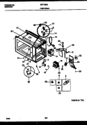FUNCTIONAL PARTS Diagram and Parts List for MCT1380A1  Frigidaire Microwave