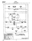 WIRING DIAGRAM Diagram and Parts List for FES353CCDD  Frigidaire Range