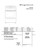 COVER Diagram and Parts List for NGSE3WZAQA  Frigidaire Range
