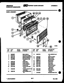 CABINET PARTS Diagram and Parts List for AR28NS5F1  Frigidaire Air Conditioner