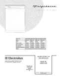 COVER Diagram and Parts List for GSB5755DS0  Frigidaire Dishwasher