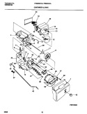 CONTAINER & DRIVE Diagram and Parts List for FRS22XHAB2  Frigidaire Refrigerator