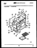 Part Location Diagram of 3051068 Frigidaire FRAME-FRONT