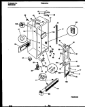 CABINET PARTS Diagram and Parts List for FRS24WRAD3  Frigidaire Refrigerator