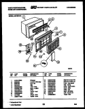 CABINET PARTS Diagram and Parts List for ED508K7  Frigidaire Dehumidifier