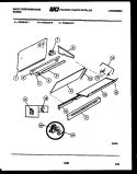 SPLASHER CONTROL Diagram and Parts List for KC935JW3  Frigidaire Range
