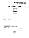 COVER Diagram and Parts List for FLGB43RGS2  Frigidaire Washer Dryer Combo