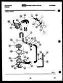 DRAIN, RECIRCULATE PARTS Diagram and Parts List for AW900C2D  Kelvinator Washer