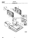 COMPRESSOR PARTS Diagram and Parts List for FAC063T7A5B  Frigidaire Air Conditioner